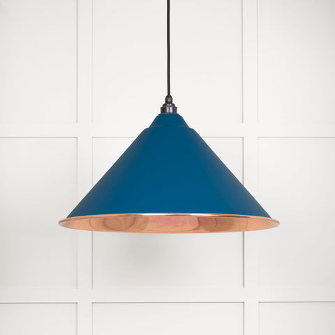 Smooth Copper Hockley Pendant in Upstream