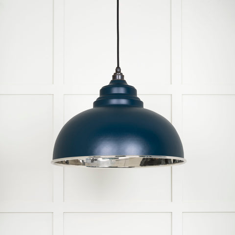 Smooth Nickel Harborne Pendant in Dusk