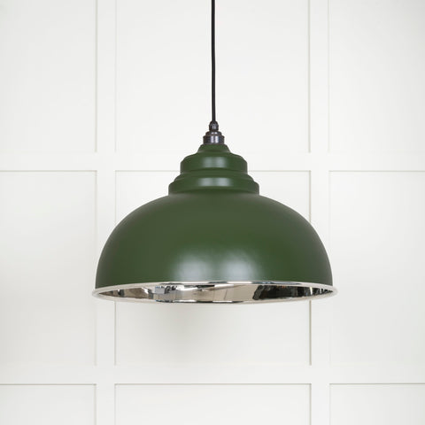 Smooth Nickel Harborne Pendant in Heath