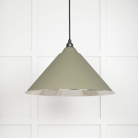 Smooth Nickel Hockley Pendant in Tump