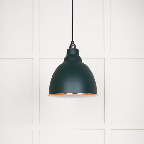 White Gloss Brindley Pendant in Dingle