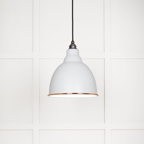 White Gloss Brindley Pendant