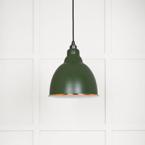 White Gloss Brindley Pendant in Heath