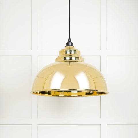 Smooth Brass Harborne Pendant
