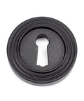 From The Anvil's Matt Black Round Escutcheon