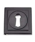 From The Anvil's Matt Black Round Escutcheon