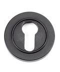 From The Anvil's Matt Black Round Euro Escutcheon