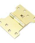 From The Anvil's Polished Brass Parliament Hinges SS (pair)