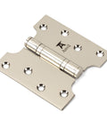 From The Anvil's Polished Nickel Parliament Hinges SS (pair)