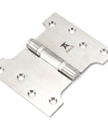 From The Anvil's Satin Stainless Steel Parliament Hinges SS (pair)