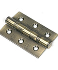From The Anvil's Aged Brass Ball Bearing Butt Hinge (pair) SS