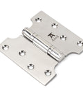 From The Anvil's Polished Stainless Steel Parliament Hinges SS (pair)