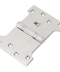 From The Anvil's Polished Stainless Steel Parliament Hinges SS (pair)