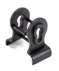 From The Anvil's Matt Black 50mm Euro Door Pull (Back to Back Fixings)