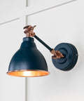 From The Anvil's Smooth Copper Smooth Copper Brindley Wall Light