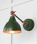 From The Anvil's Smooth Copper Smooth Copper Brindley Wall Light