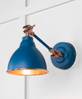 From The Anvil's Smooth Copper Smooth Copper Brindley Wall Light