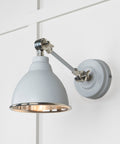 From The Anvil's Smooth Nickel Smooth Nickel Brindley Wall Light