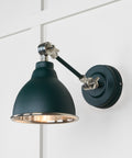 From The Anvil's Smooth Nickel Smooth Nickel Brindley Wall Light