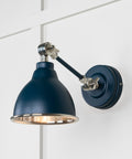 From The Anvil's Smooth Nickel Smooth Nickel Brindley Wall Light