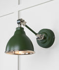 From The Anvil's Smooth Nickel Smooth Nickel Brindley Wall Light