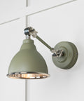 From The Anvil's Smooth Nickel Smooth Nickel Brindley Wall Light