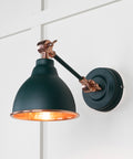 From The Anvil's Hammered Copper Hammered Copper Brindley Wall Light