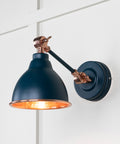 From The Anvil's Hammered Copper Hammered Copper Brindley Wall Light