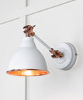 From The Anvil's Hammered Copper Hammered Copper Brindley Wall Light