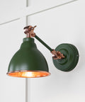 From The Anvil's Hammered Copper Hammered Copper Brindley Wall Light