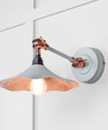 From The Anvil's Smooth Copper Smooth Copper Flora Wall Light