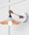 From The Anvil's Smooth Copper Smooth Copper Flora Wall Light