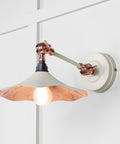 From The Anvil's Smooth Copper Smooth Copper Flora Wall Light
