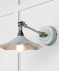 From The Anvil's Smooth Nickel Smooth Nickel Flora Wall Light