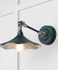 From The Anvil's Smooth Nickel Smooth Nickel Flora Wall Light