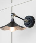From The Anvil's Smooth Nickel Smooth Nickel Flora Wall Light