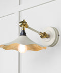 From The Anvil's Smooth Brass Smooth Brass Flora Wall Light