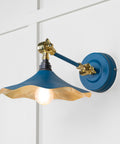 From The Anvil's Smooth Brass Smooth Brass Flora Wall Light