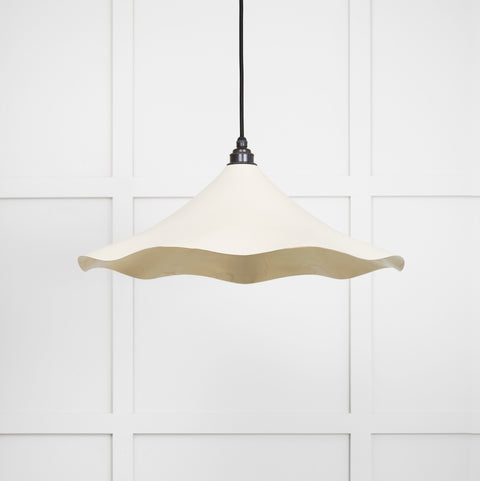 Smooth Brass Flora Pendant