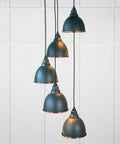 From The Anvil's Smooth Copper Smooth Copper Brindley Cluster Pendant