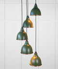 From The Anvil's Smooth Copper Smooth Copper Brindley Cluster Pendant