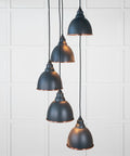 From The Anvil's Smooth Copper Smooth Copper Brindley Cluster Pendant
