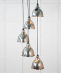 From The Anvil's Smooth Nickel Smooth Nickel Brindley Cluster Pendant