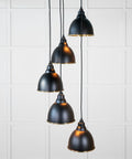 From The Anvil's Smooth Brass Smooth Brass Brindley Cluster Pendant