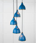 From The Anvil's Smooth Brass Smooth Brass Brindley Cluster Pendant