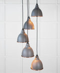 From The Anvil's Hammered Copper Hammered Copper Brindley Cluster Pendant