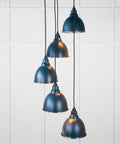 From The Anvil's Hammered Nickel Hammered Nickel Brindley Cluster Pendant