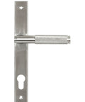 From The Anvil's Satin Marine SS (316) Brompton Slimline Lever Espag. Lock Set