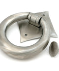 From The Anvil's Satin Marine SS (316) Ring Door Knocker