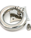 From The Anvil's Polished Marine SS (316) Ring Door Knocker